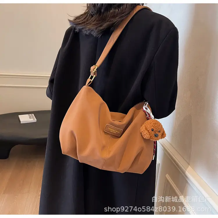 Women Casual Shoulder Bag Beige Korean Style 2026 — feature 20