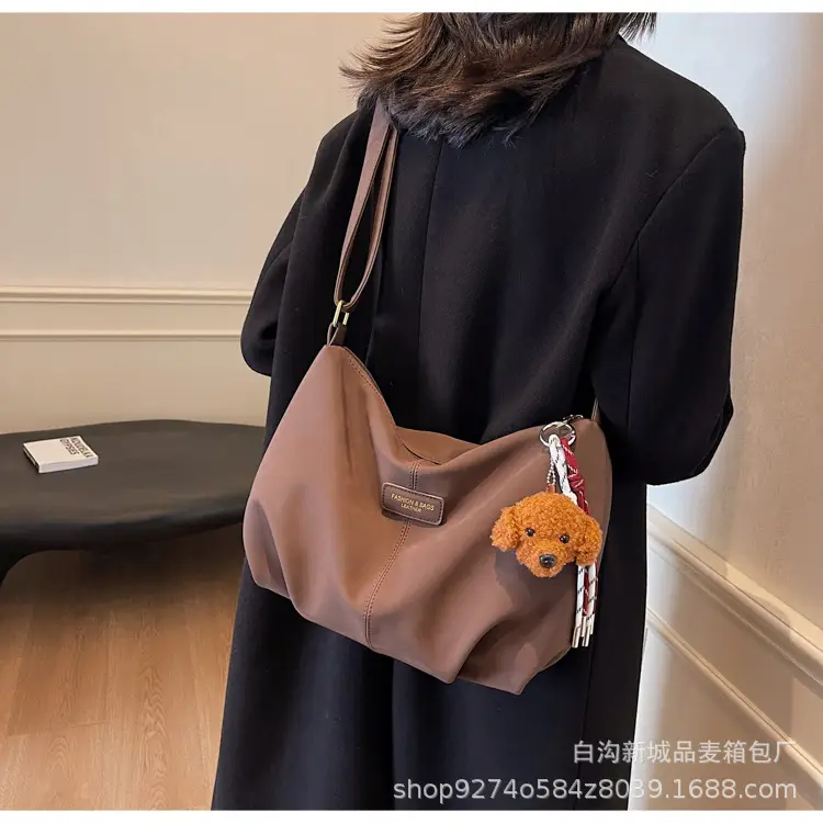 Women Casual Shoulder Bag Beige Korean Style 2026 — feature 24