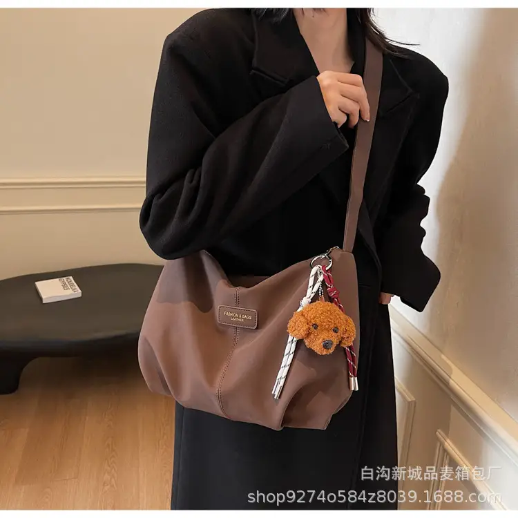 Women Casual Shoulder Bag Beige Korean Style 2026 — feature 25