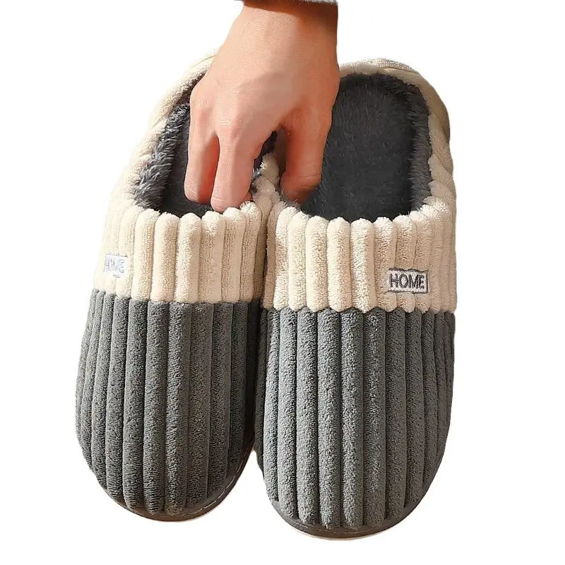Plus Size Men's Cotton Slippers Warm Winter - Image 19
