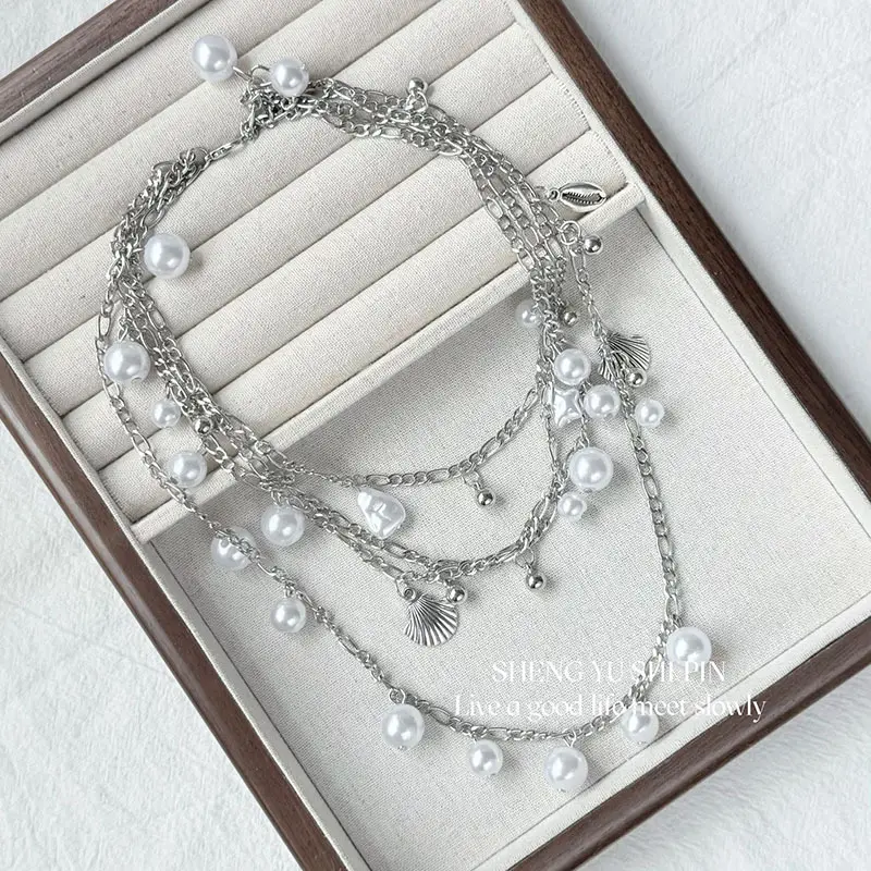 Super Fairy Tassel Flower Pearl Multi-Layer Waist Chain Niche High-End Stylish Versatile Fashionable Elegant Women Matchinging Waist Accessories