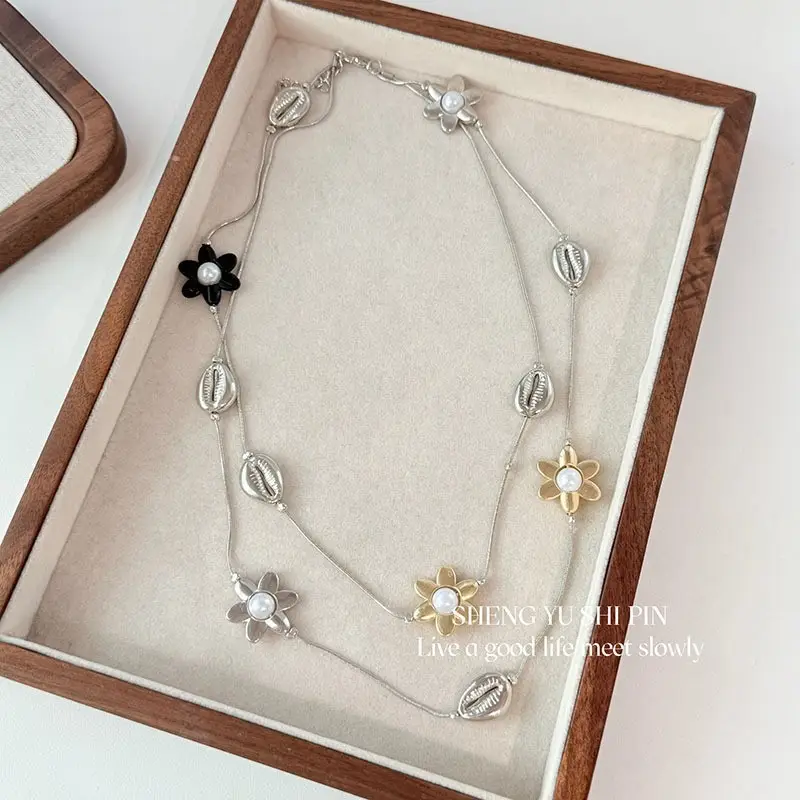Super Fairy Tassel Flower Pearl Multi-Layer Waist Chain Niche High-End Stylish Versatile Fashionable Elegant Women Matchinging Waist Accessories