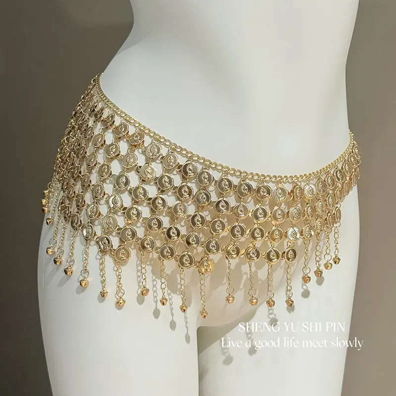 Super Fairy Tassel Flower Pearl Multi-Layer Waist Chain Niche High-End Stylish Versatile Fashionable Elegant Women Matchinging Waist Accessories