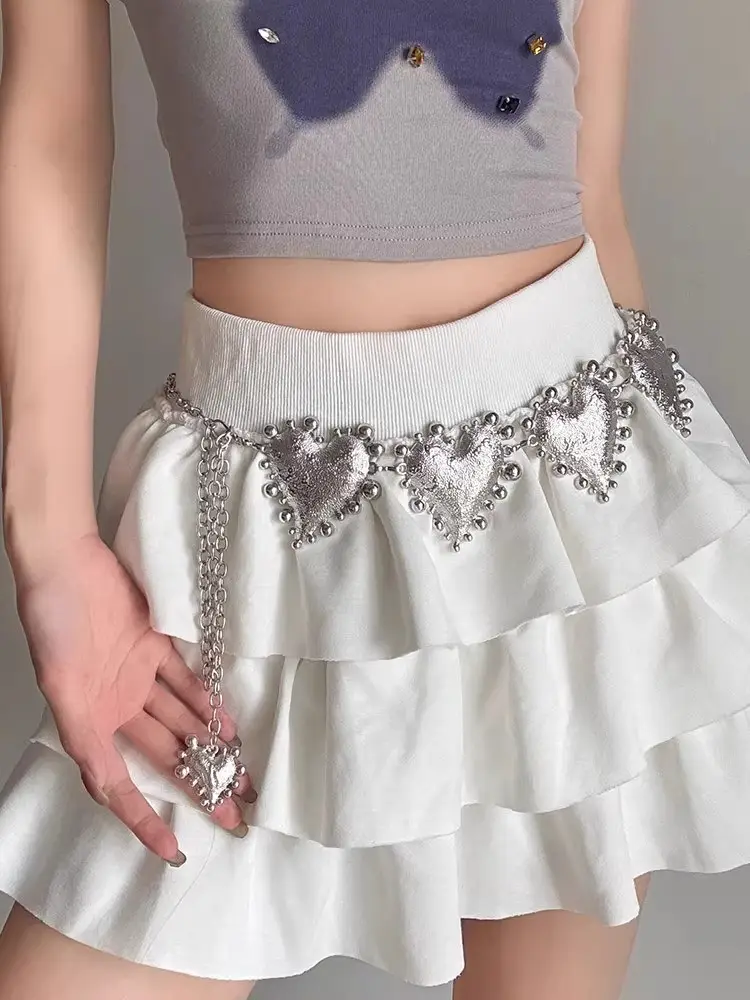 Super Fairy Tassel Flower Pearl Multi-Layer Waist Chain Niche High-End Stylish Versatile Fashionable Elegant Women Matchinging Waist Accessories