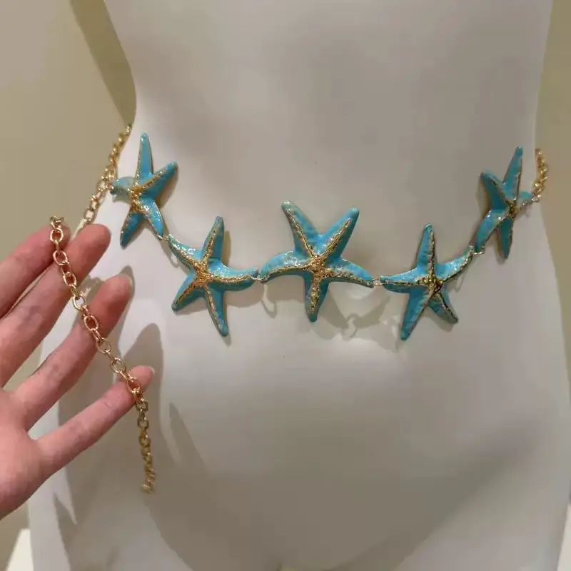 Super Fairy Tassel Flower Pearl Multi-Layer Waist Chain Niche High-End Stylish Versatile Fashionable Elegant Women Matchinging Waist Accessories