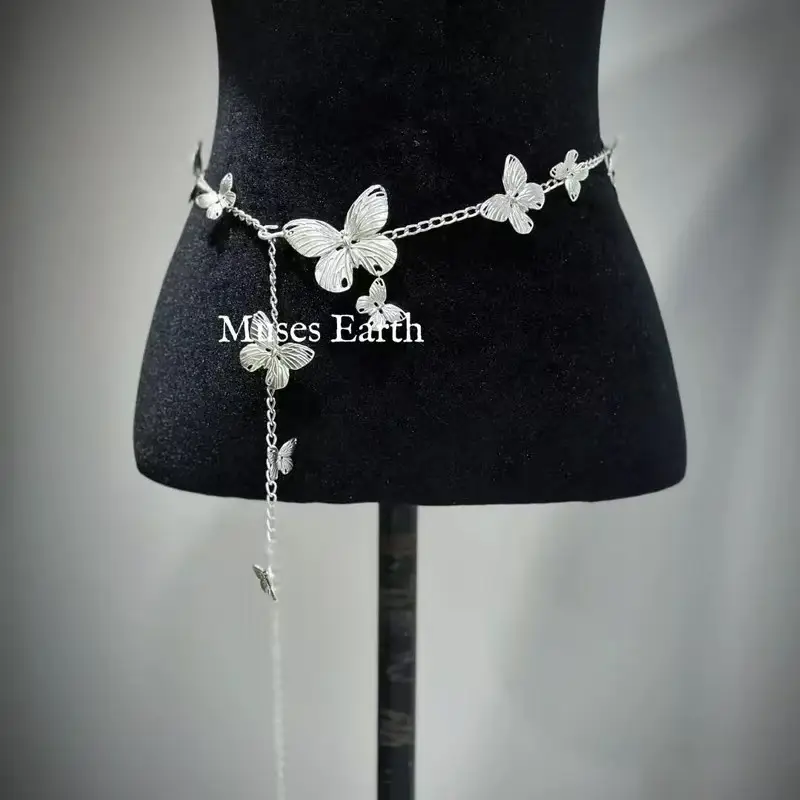 Super Fairy Tassel Flower Pearl Multi-Layer Waist Chain Niche High-End Stylish Versatile Fashionable Elegant Women Matchinging Waist Accessories