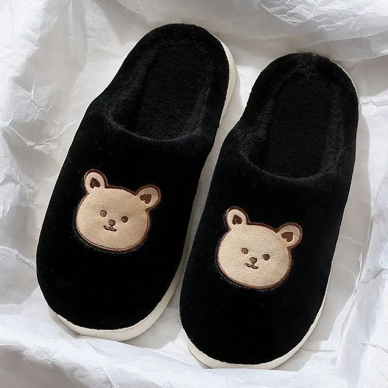 Large Size Men's Cotton Slippers Autumn and Winter Indoor Home Thick-Soled down Cotton Slippers Men's Winter Outer Cotton Shoes Wholesale - Image 6