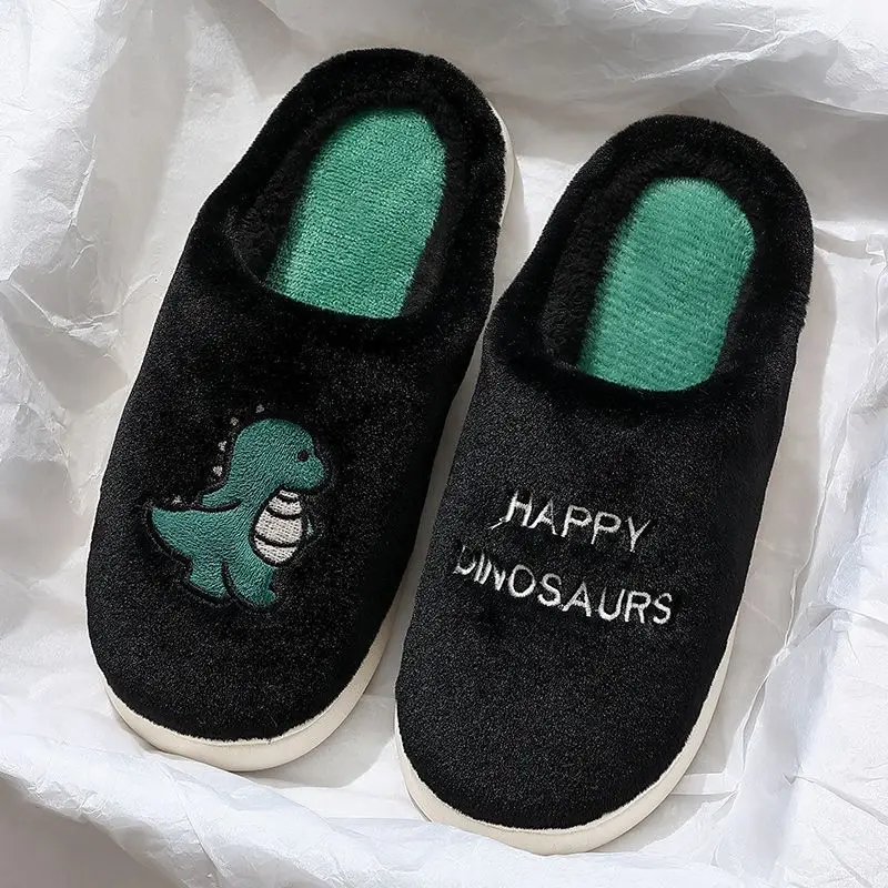 Large Size Men's Cotton Slippers Autumn and Winter Indoor Home Thick-Soled down Cotton Slippers Men's Winter Outer Cotton Shoes Wholesale - Image 7