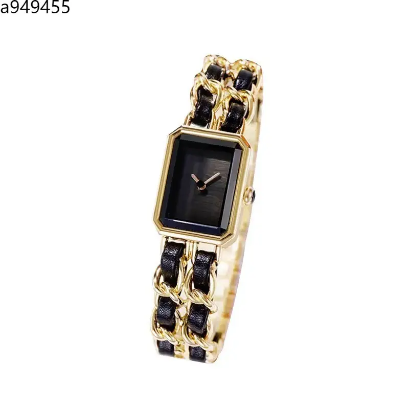 Xiaoxiangfeng Middle Ancient Sugar Watch Vintage Woven Strap Women's Black Gold Watch Live Hot Selling Factory Daifa