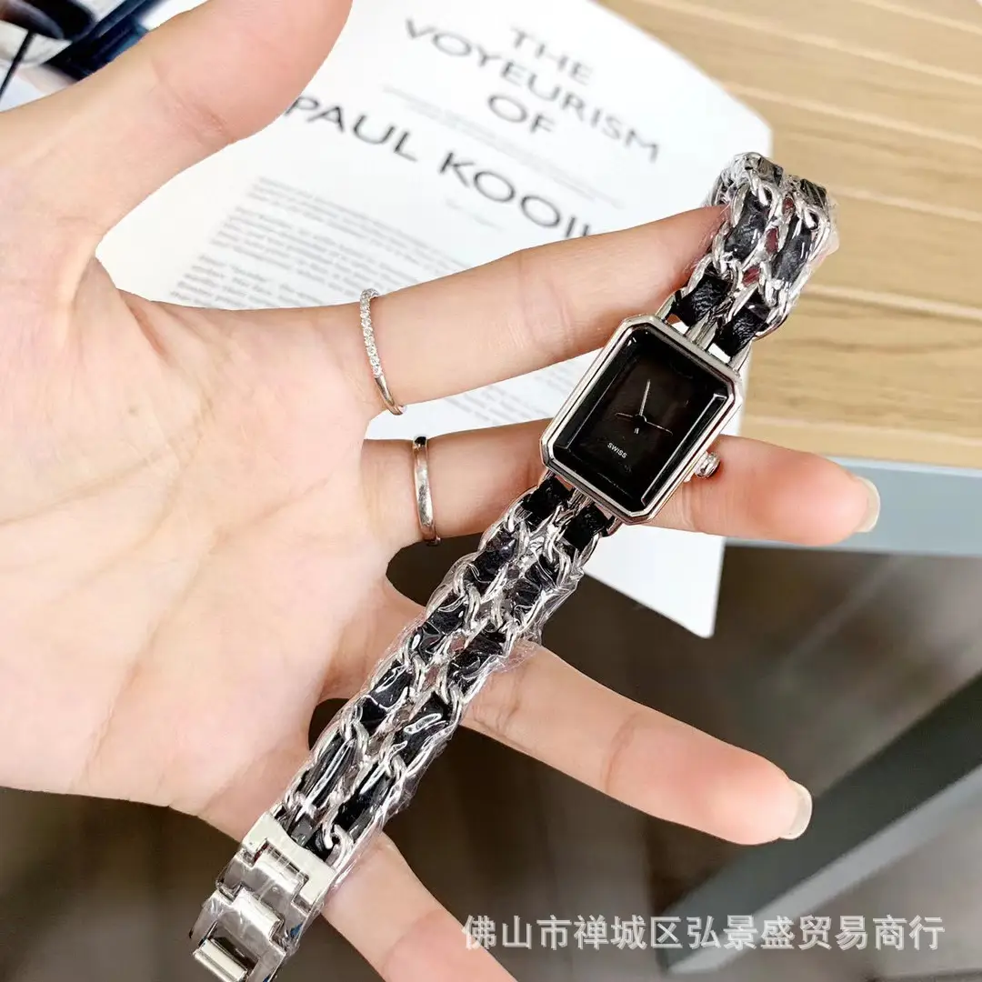 Xiaoxiangfeng Middle Ancient Sugar Watch Vintage Woven Strap Women's Black Gold Watch Live Hot Selling Factory Daifa — feature 12