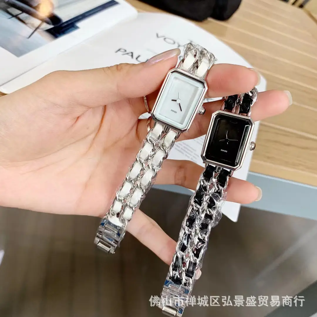 Xiaoxiangfeng Middle Ancient Sugar Watch Vintage Woven Strap Women's Black Gold Watch Live Hot Selling Factory Daifa — feature 4