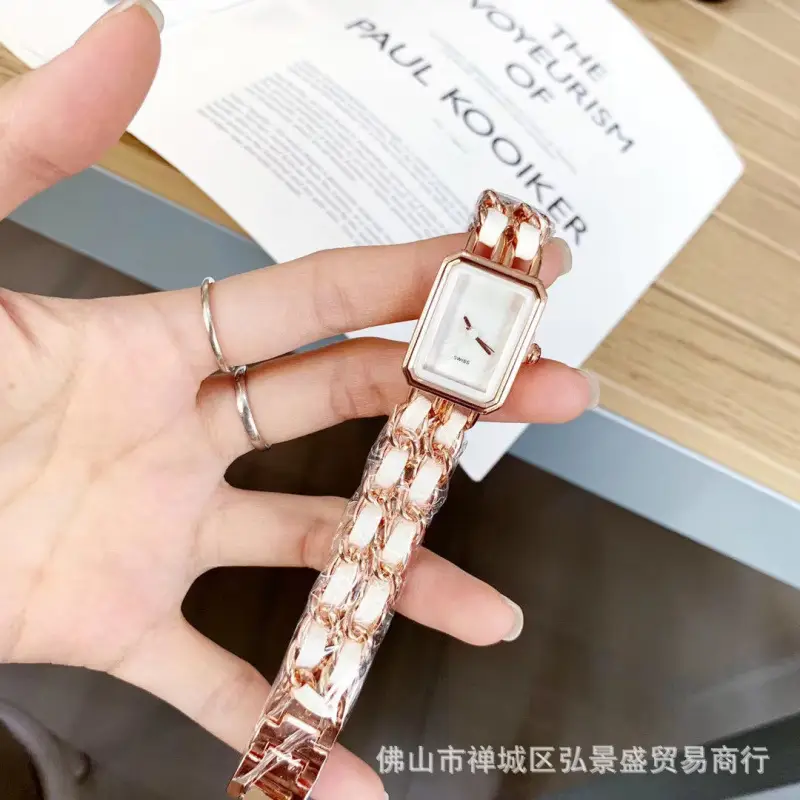 Xiaoxiangfeng Middle Ancient Sugar Watch Vintage Woven Strap Women's Black Gold Watch Live Hot Selling Factory Daifa