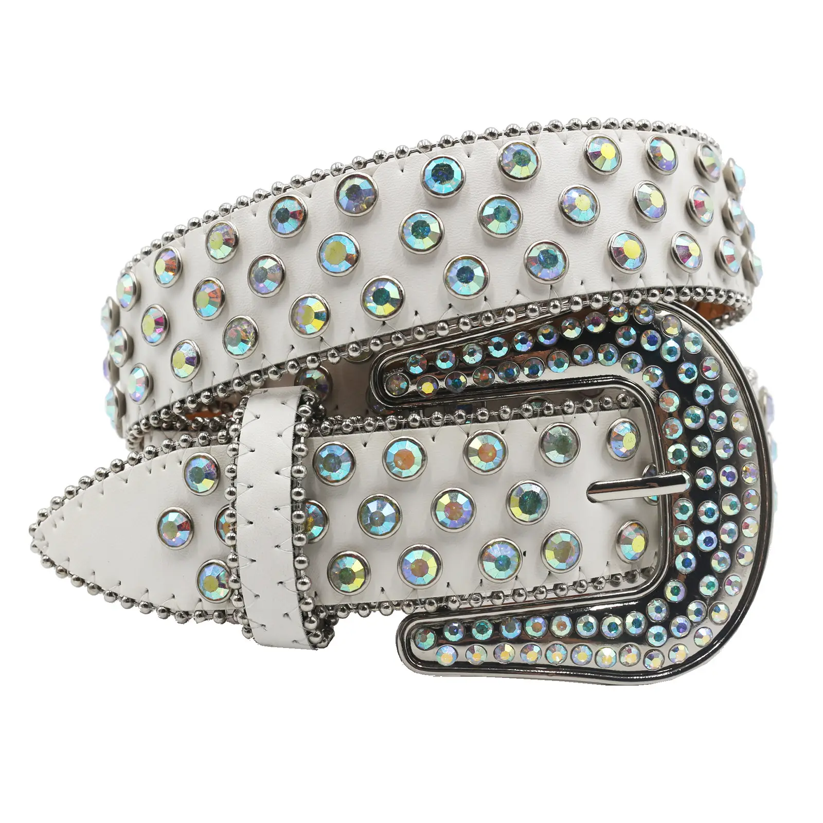 European Rhinestone Punk Belt for Men Women - Image 3