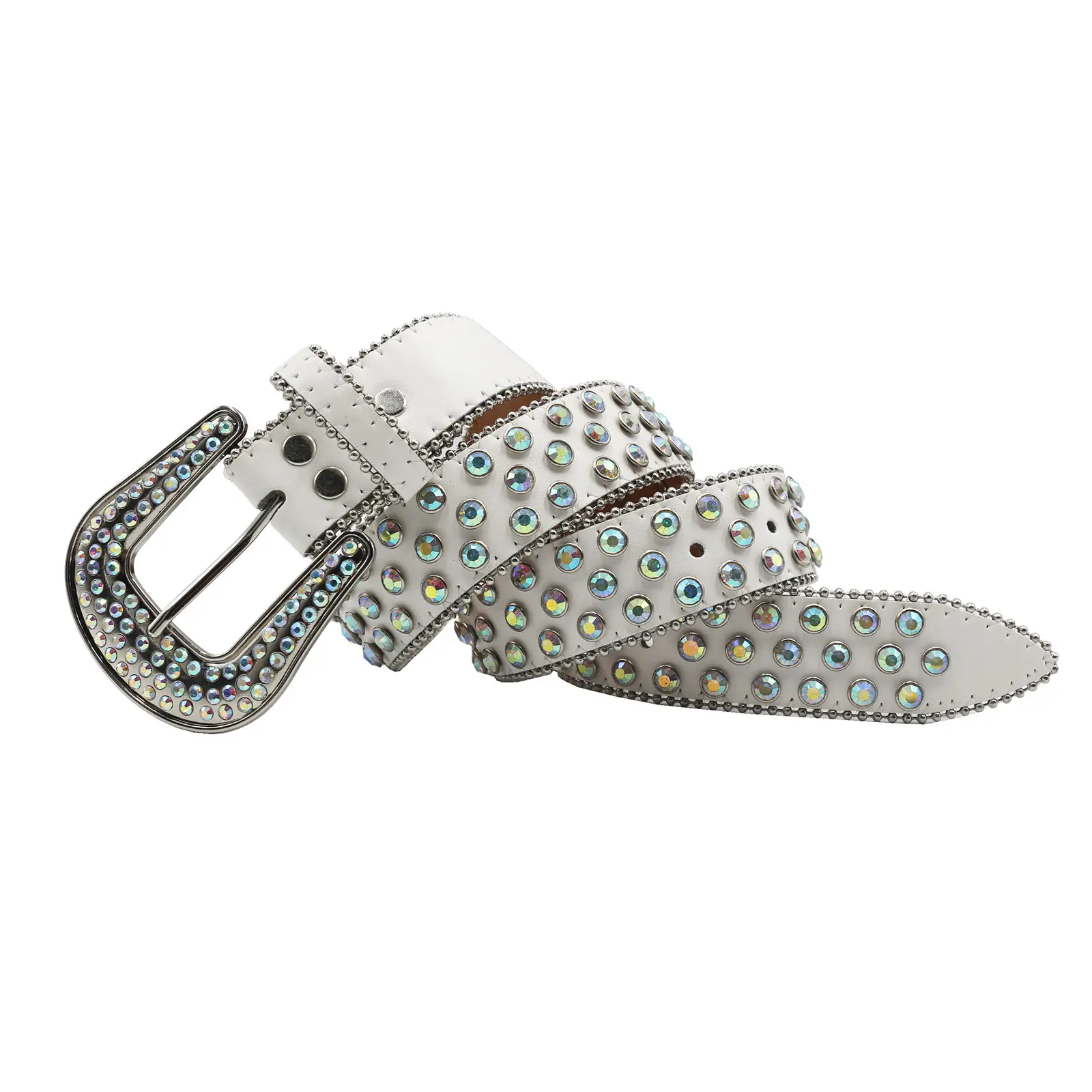 European Rhinestone Punk Belt for Men Women — feature 4
