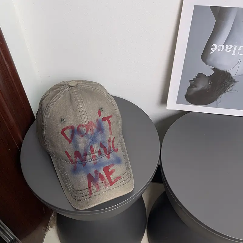Retro Graffiti Cap Women Men Street Cool