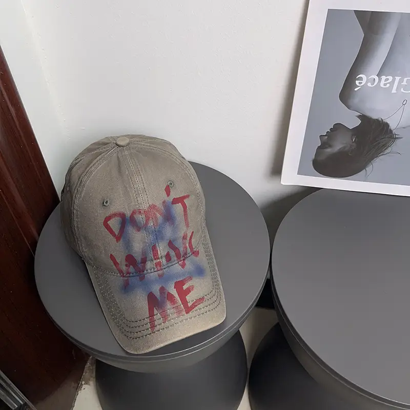 Retro Graffiti Cap Women Men Street Cool
