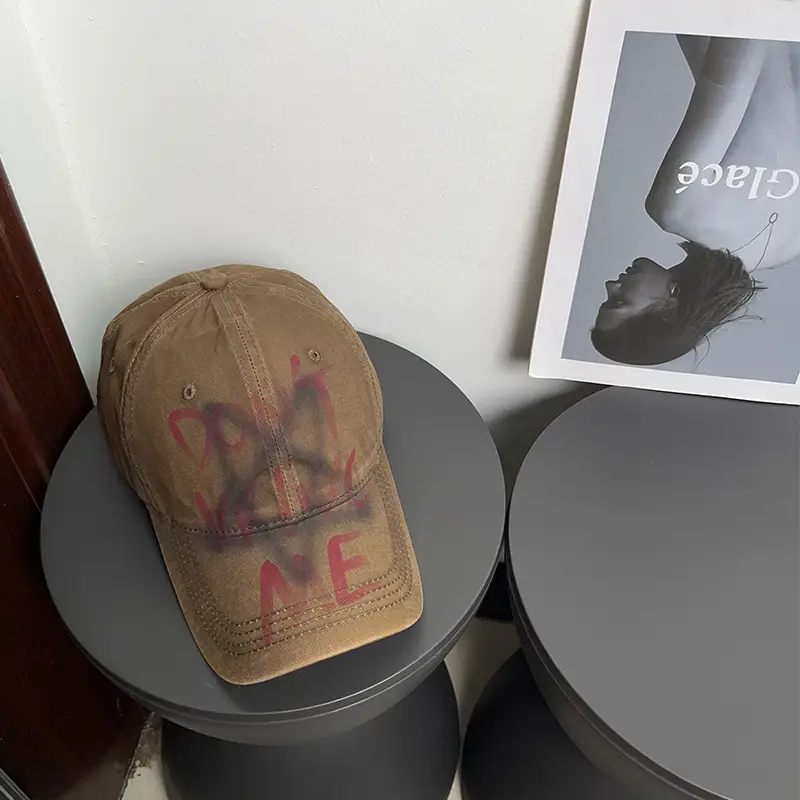 Retro Graffiti Cap Women Men Street Cool