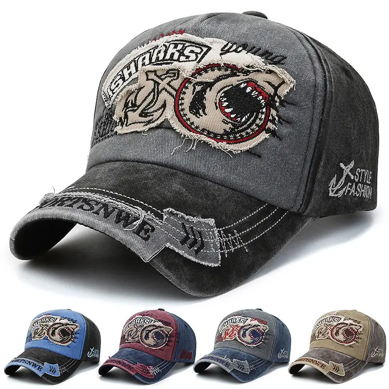 Men's Embroidered Baseball Cap with Dragon Design - Image 7