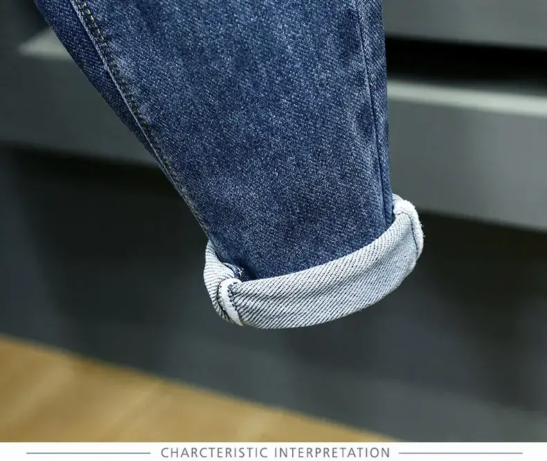 Men Slim Fit Tinged Jeans Dark Blue 2024 — feature 14