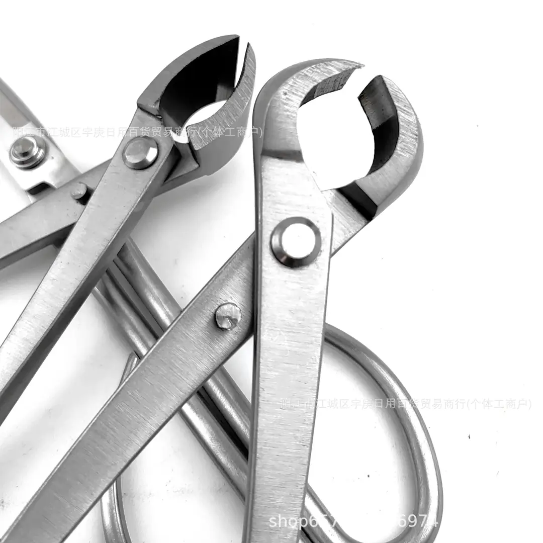 All Steel 8inch Bonsai Special Set Garden Pliers for Cutting Branches, Green Plants, Leaf Buds, Ball Joint Pliers, Diagonal Pliers, Sanded Style — feature 12