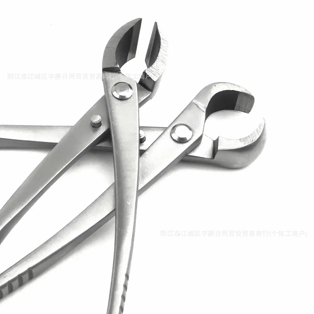 All Steel 8inch Bonsai Special Set Garden Pliers for Cutting Branches, Green Plants, Leaf Buds, Ball Joint Pliers, Diagonal Pliers, Sanded Style — feature 13