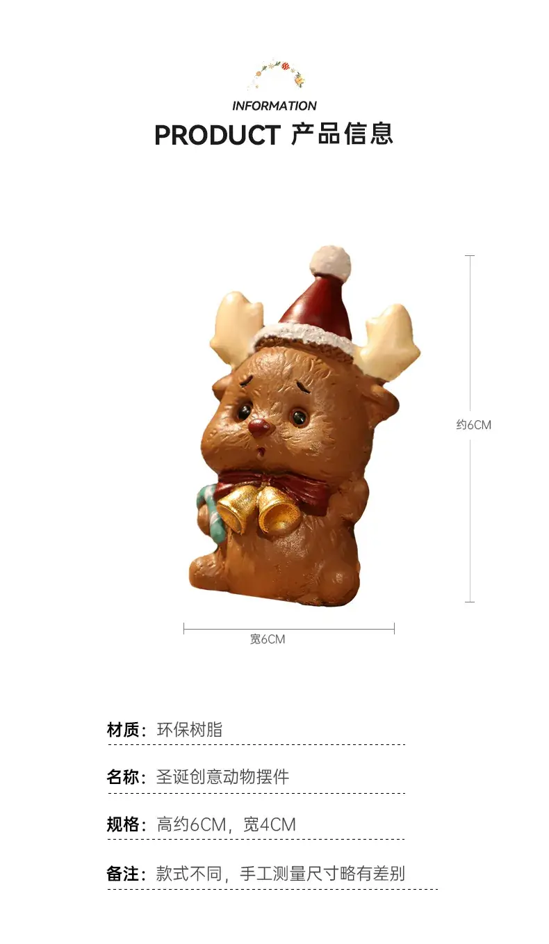 Christmas Elk Doll Ornament for Holiday Decor — feature 3