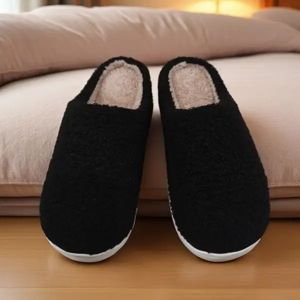 Cross-border wholesale and foreign trade hot Halloween new cotton slippers for men and women home winter skull screaming cotton slippers