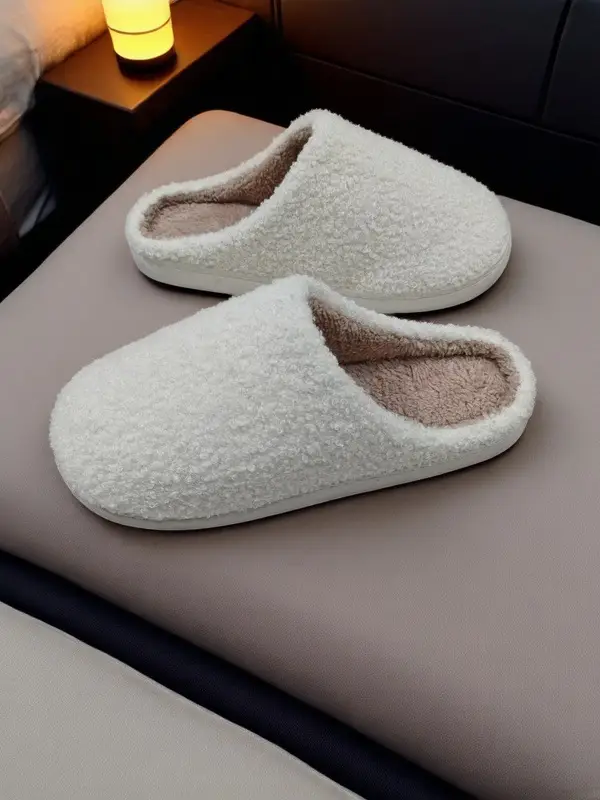 Cross-border wholesale and foreign trade hot Halloween new cotton slippers for men and women home winter skull screaming cotton slippers