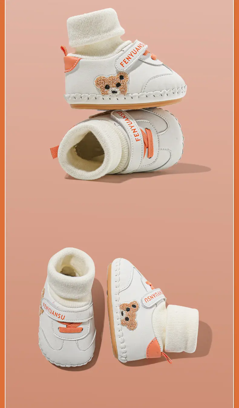 White Faux Leather Toddler Shoes for Baby 6-12 Months — feature 24