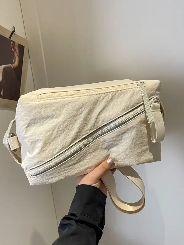 White Multi-Functional Shoulder Bag for Women