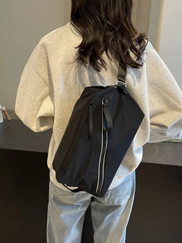 White Multi-Functional Shoulder Bag for Women