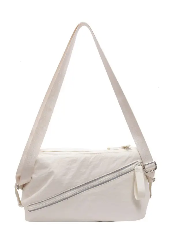 White Multi-Functional Shoulder Bag for Women