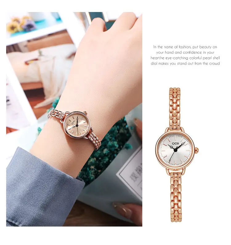 Goldie Ladies Quartz Watch Silver Alloy Waterproof — feature 7