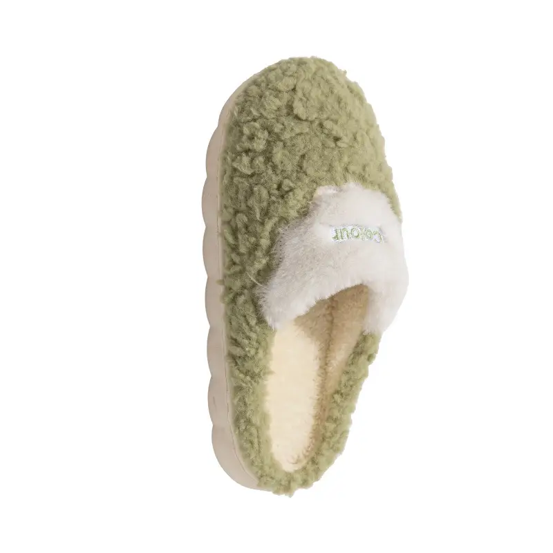 Cotton Plush Slippers Men Winter Warm Indoor Non-Slip - Image 8