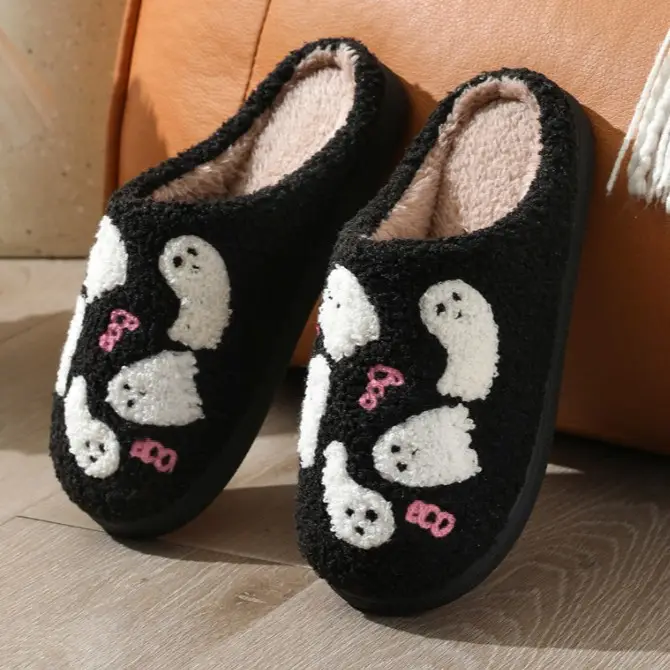 2026 New Cross-Border Furry Slippers for Men and Women, Home Winter Cotton Slippers, Winter Indoor Home Cross-Border Slippers