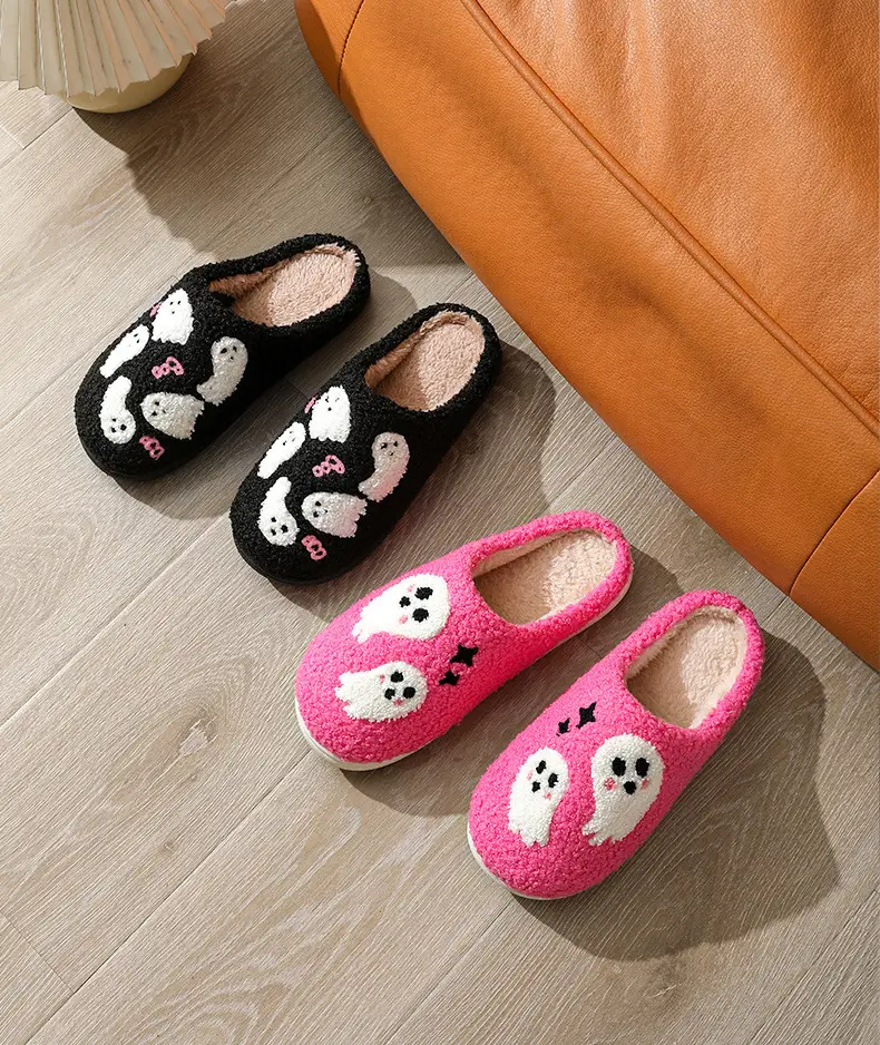 2026 New Cross-Border Furry Slippers for Men and Women, Home Winter Cotton Slippers, Winter Indoor Home Cross-Border Slippers — feature 1