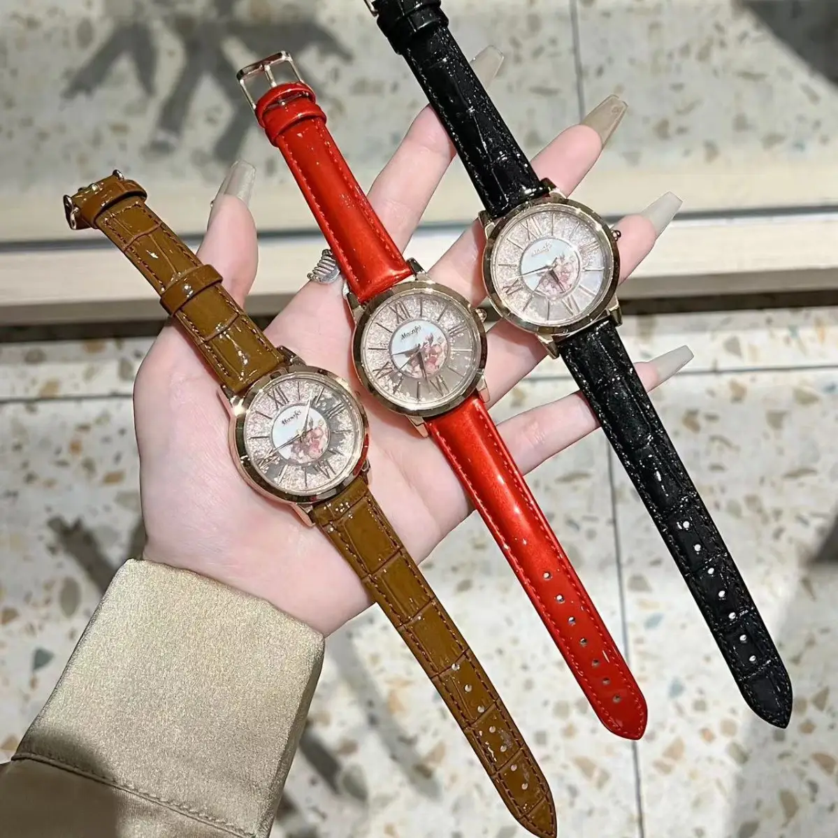 Trendy Red Watch for Women Valentine's Gift - Image 7