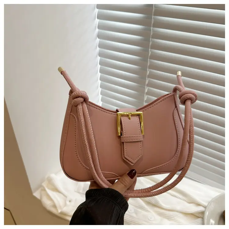 Brown Vintage Belt Shoulder Bag for Women — feature 19