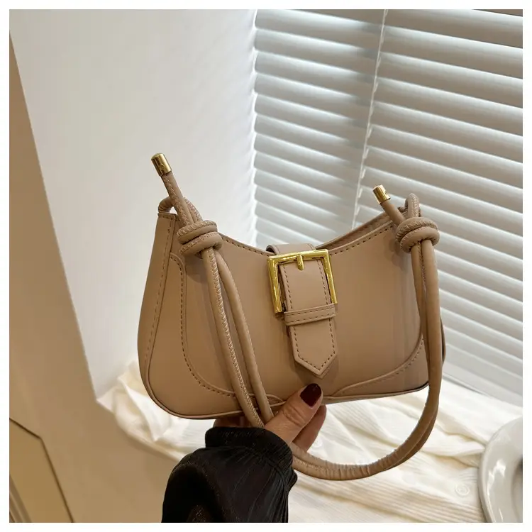Brown Vintage Belt Shoulder Bag for Women — feature 20