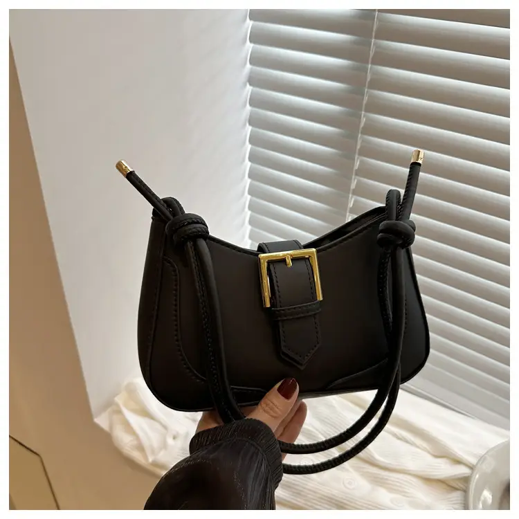 Brown Vintage Belt Shoulder Bag for Women — feature 21