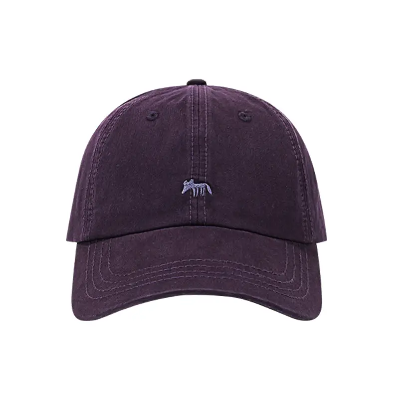 Fox Grape Red Baseball Cap Women Wide Brim Sunshade - Image 12