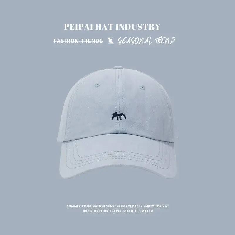 Fox Grape Red Baseball Cap Women Wide Brim Sunshade - Image 4