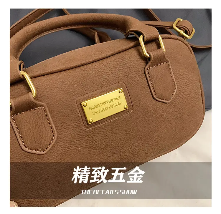 Women's Brown Leather Shoulder Bag 2024 — feature 5