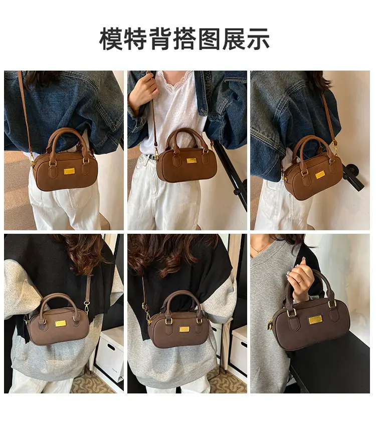 Women's Brown Leather Shoulder Bag 2024 — feature 8