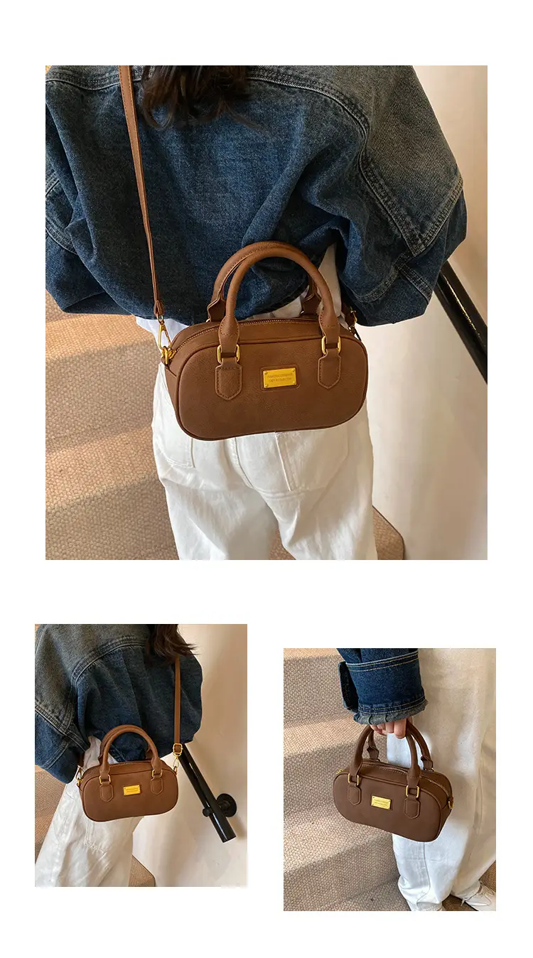Women's Brown Leather Shoulder Bag 2024 — feature 9