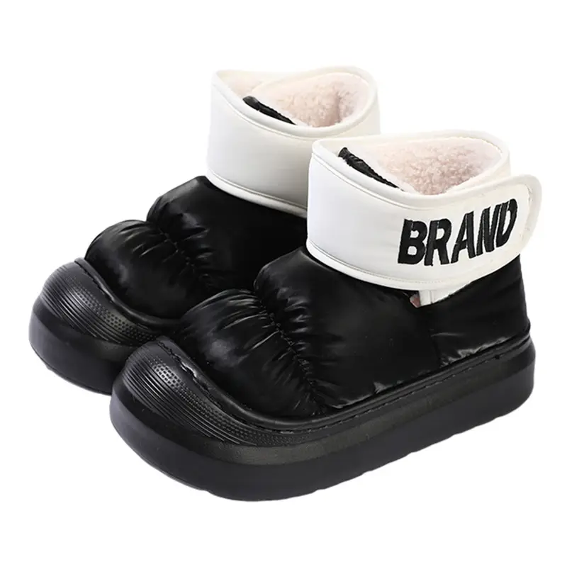 Women Winter Waterproof Thick Sole Boots Black