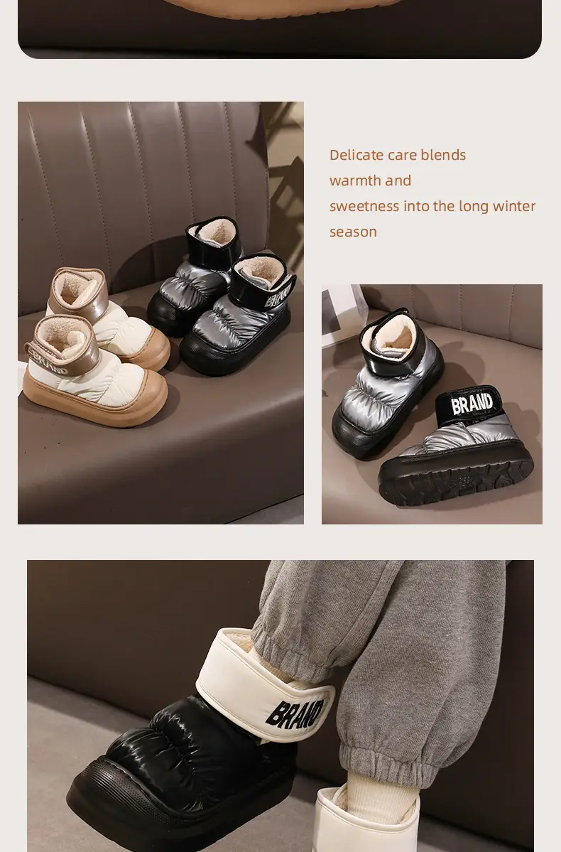 Women Winter Waterproof Thick Sole Boots Black — feature 12