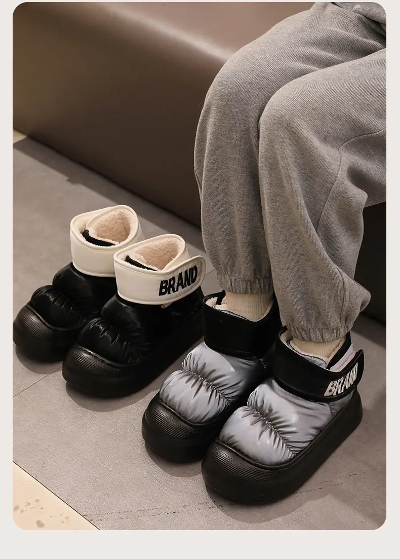 Women Winter Waterproof Thick Sole Boots Black — feature 15
