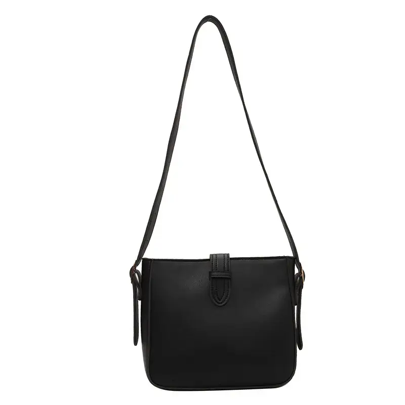 Women's Vintage Brown Bucket Bag Shoulder Crossbody - Image 4