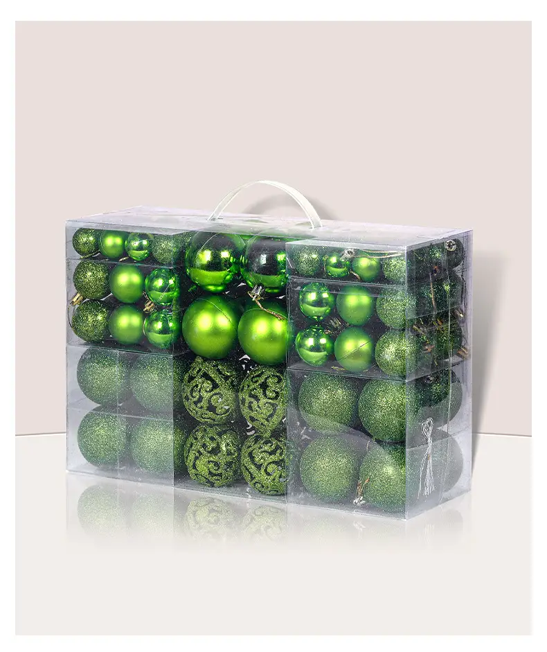 Pink 3/6cm Electroplated Christmas Balls Gift Box — feature 4